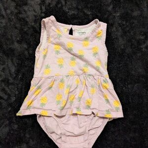 8 for $12 / Carter's Purple and Yellow Pineapple Bodysuit